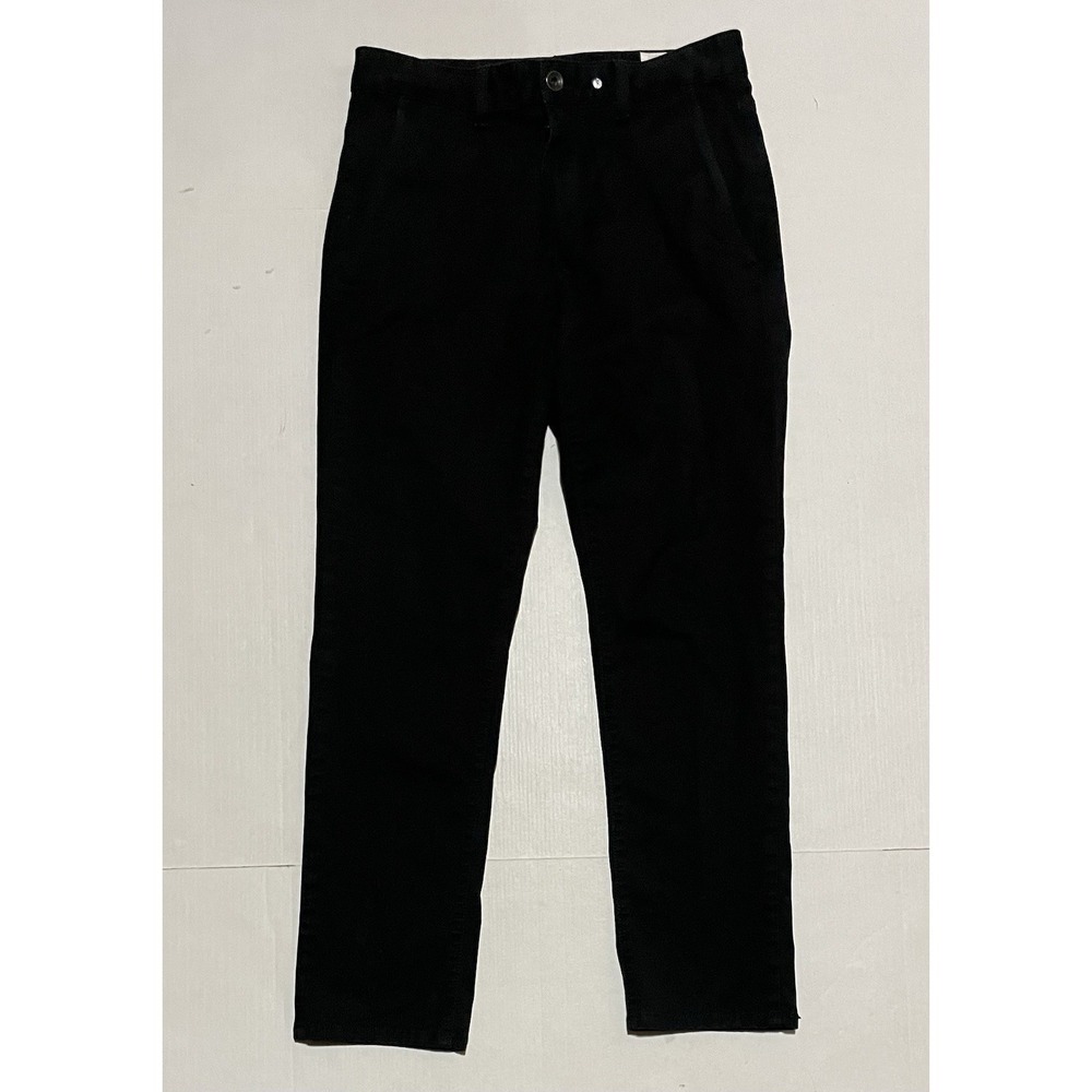 Rag & Bone New York Women's Black Stretch Chino Pants Size 28 X‎ 27 Slim Tapered